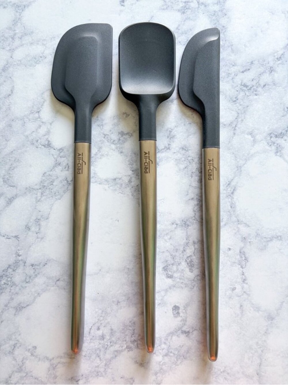 ALL - CLAD Silicone Tools Set, 3 piece Spatula Set NWT